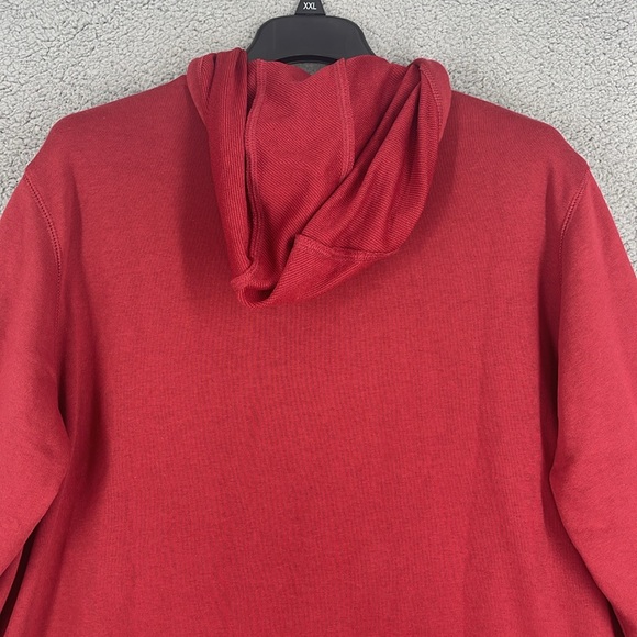 Air Jordan Oklahoma University Dri-Fit hoodie maroon kangaroo pocket men’s Large - Picture 9 of 14